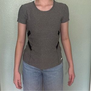 Women’s grey work out t-shirt